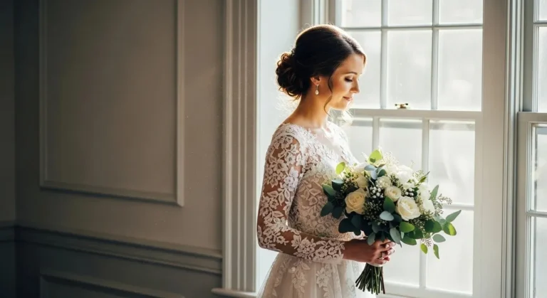 How to Style a Long Sleeve Wedding Dress That Looks Elegant & Timeless