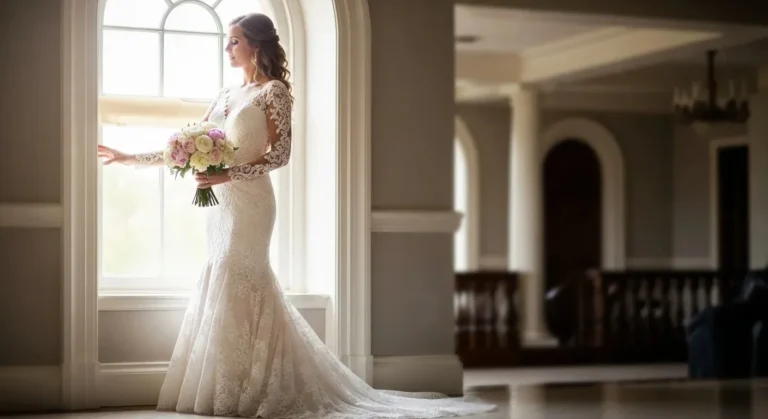 20 Mermaid Wedding Dresses with Sleeves That Look Elegant & Sculpted