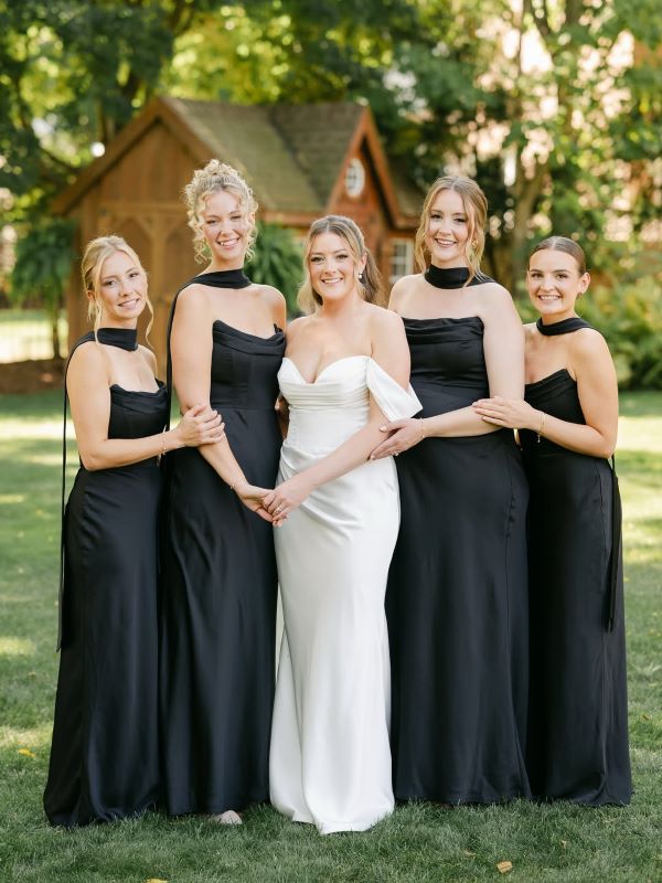 Black Floral Spring Dress