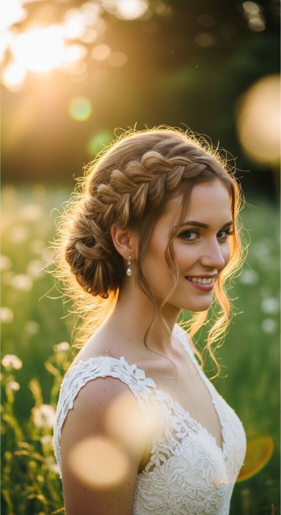 Boho Braided Updo