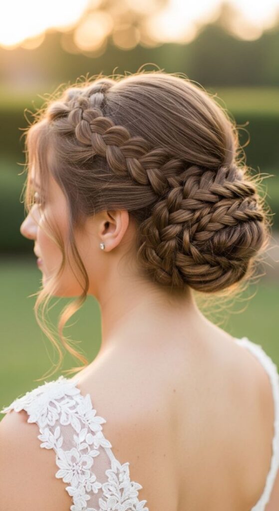 Braided Low Bun