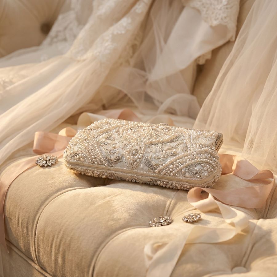 Bridal Clutch Bag