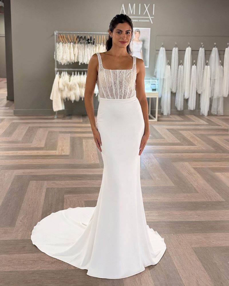 Drop Waist with Pearl Embellishments