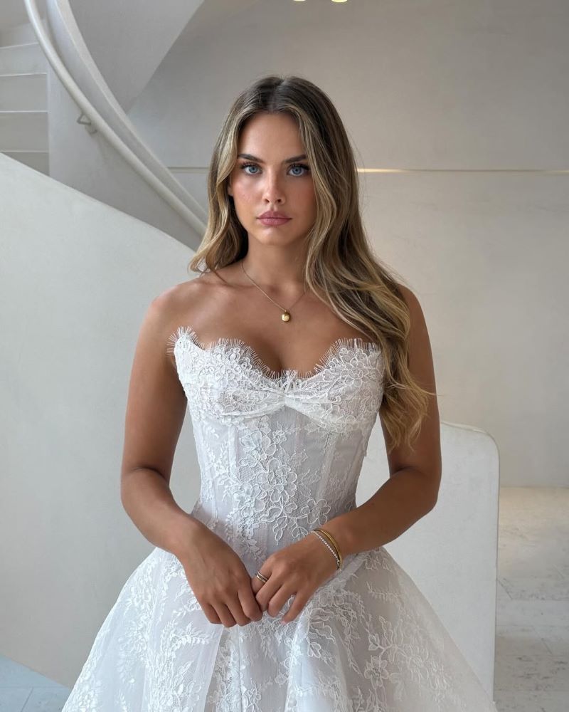 Drop Waist with Sheer Sleeves