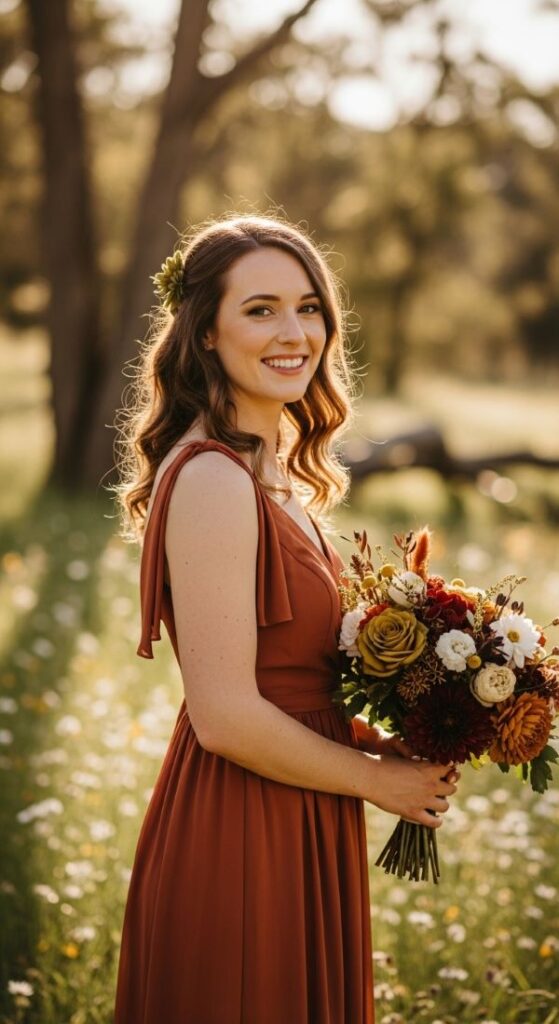Earth Tone Rustic Dresses