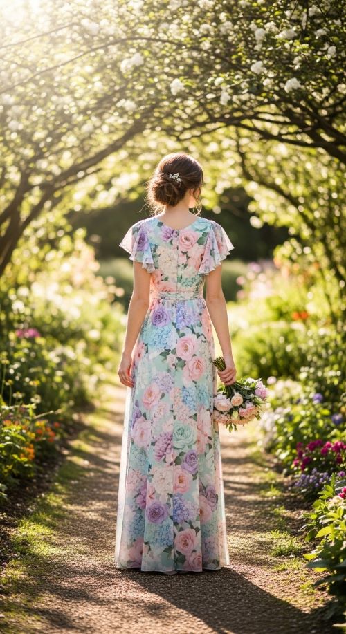 Floral Print Maxi Dresses