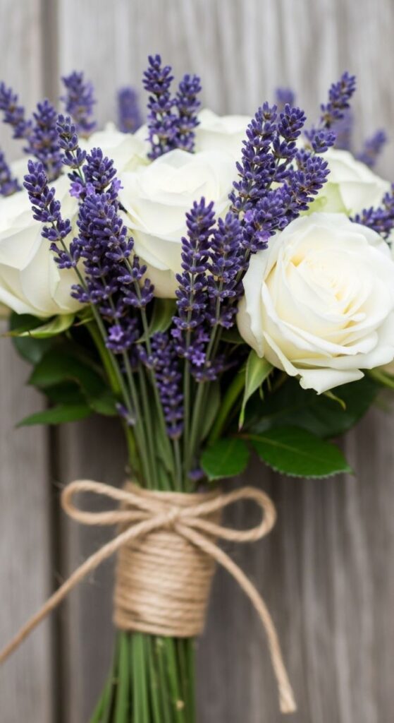 Lavender and White Rose Mix