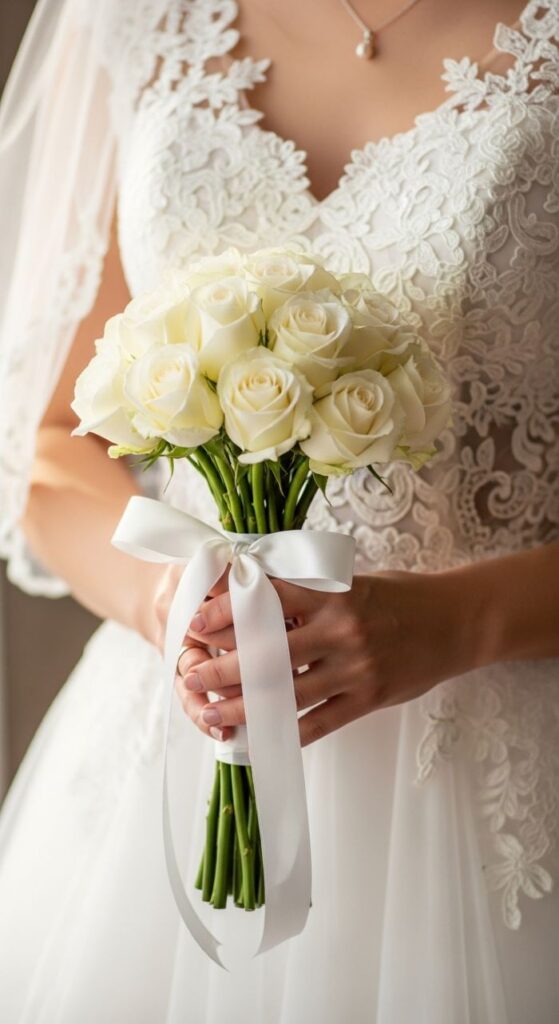 Minimal White Rose Bundle