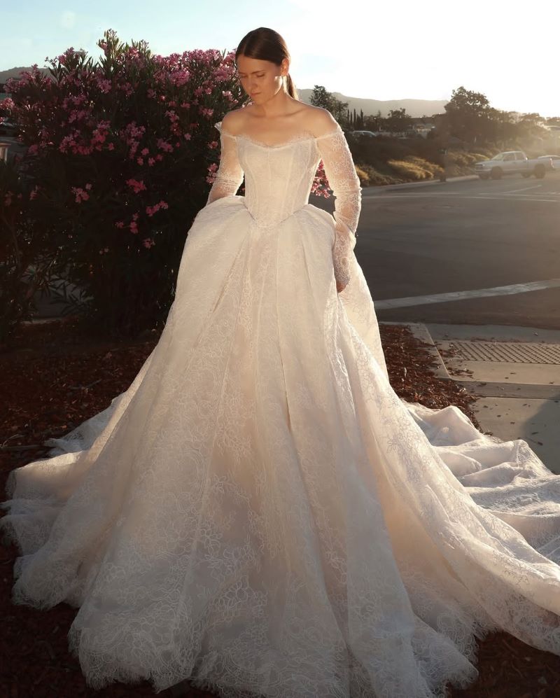 Off-Shoulder Maxi Dress