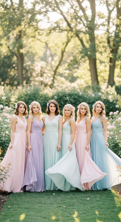 Soft Chiffon A-Line Dresses