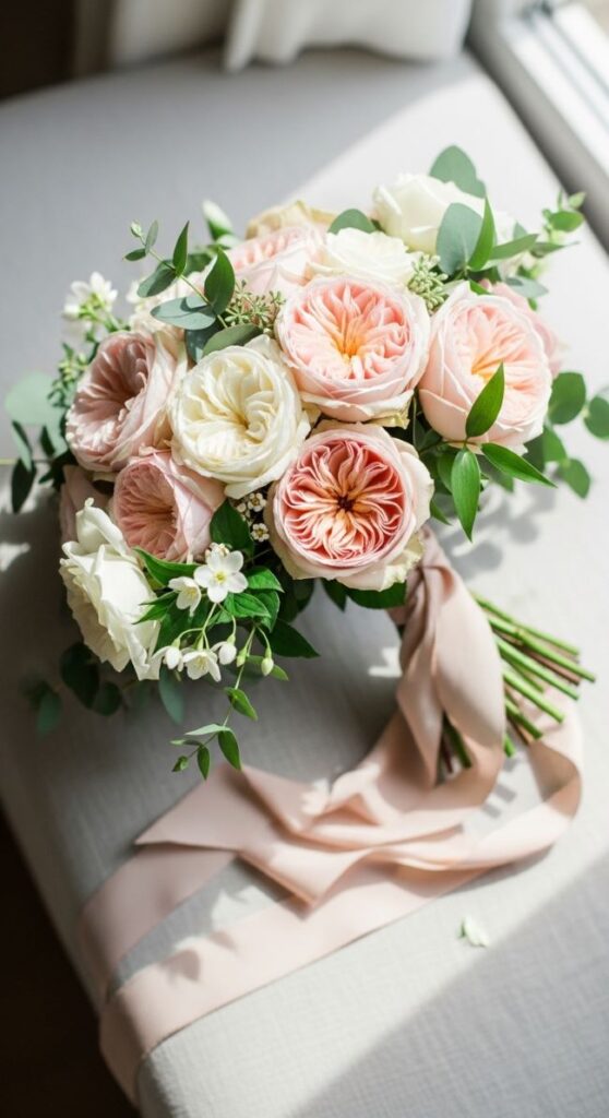 Soft Garden Rose Gathering