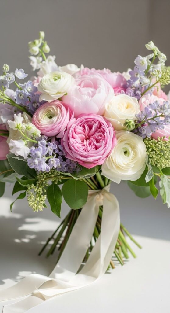 Soft Pastel Mixed Bouquet