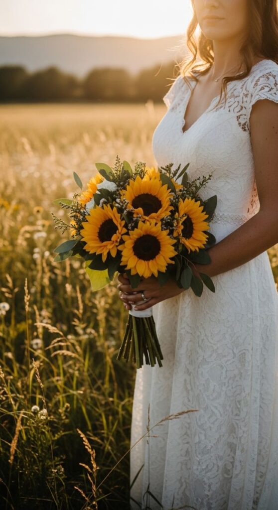 Sunflower Rustic Bouquet