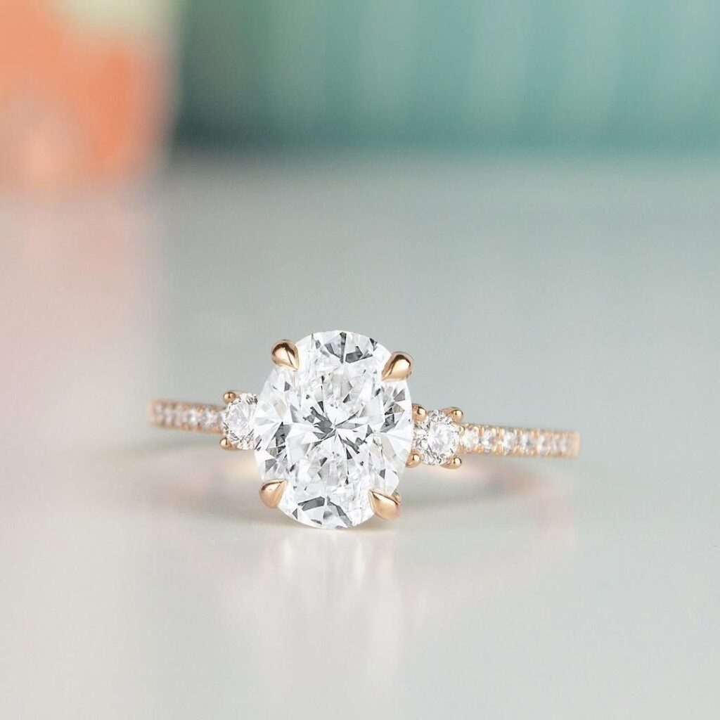 Three Stone Meaningful Ring