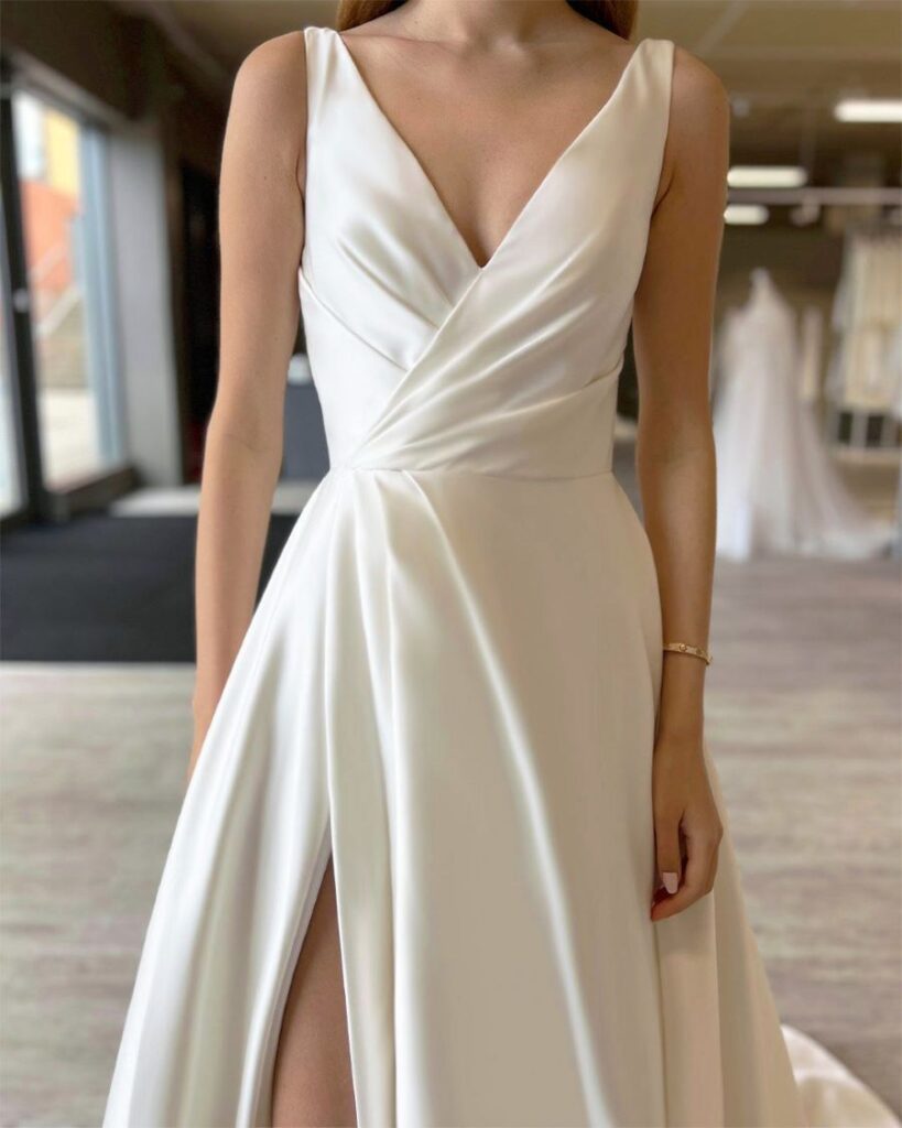 Tulle Skirt Drop Waist Gown