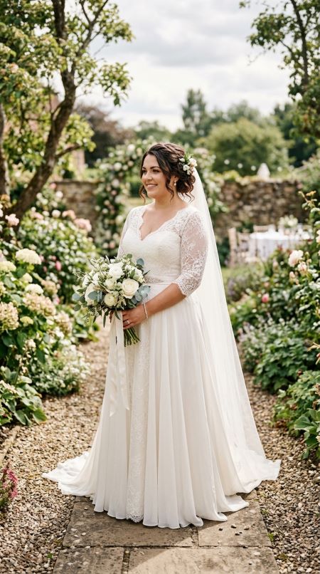 A-Line Dress with Defined Waist