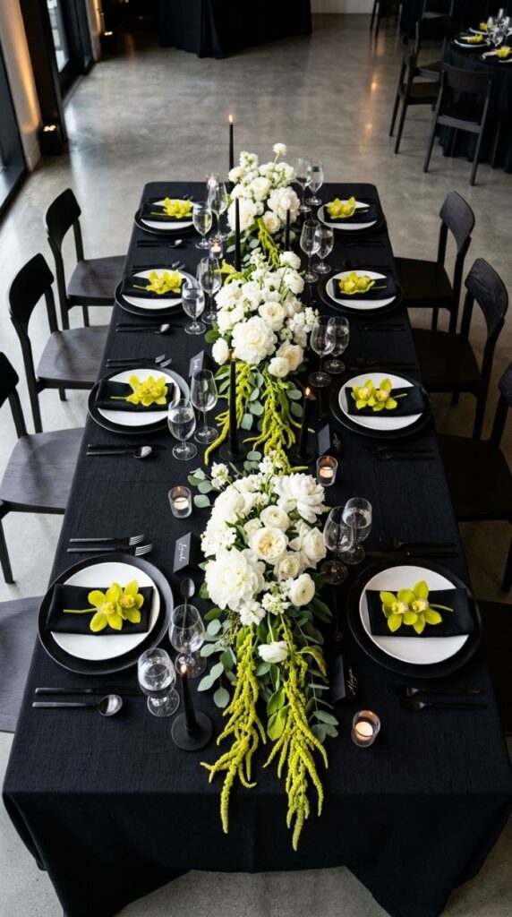 Black and White with a Single Accent Colour