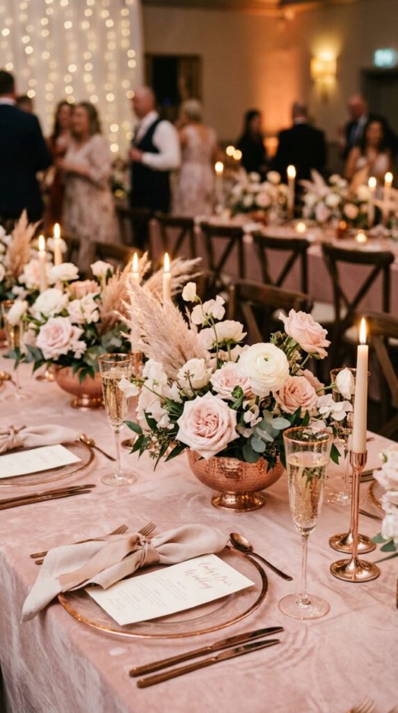 Blush Pink and Rose Gold