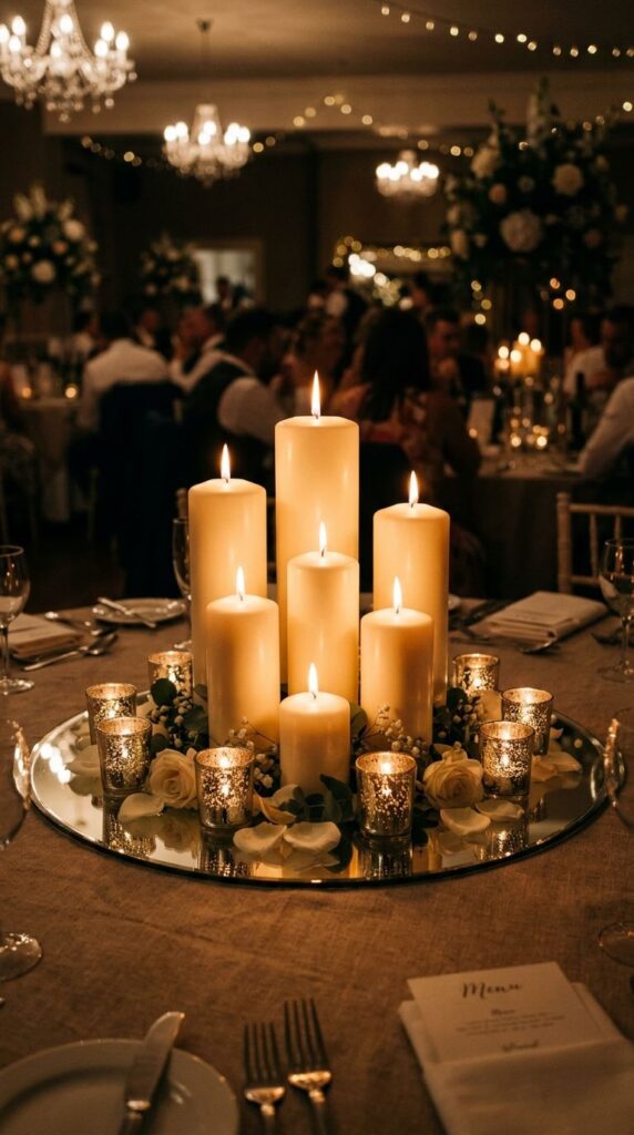 Candle Cluster Centrepiece