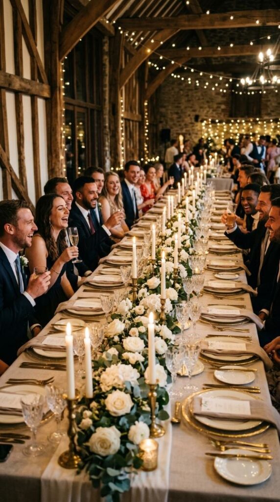 Candlelit Long Table Reception