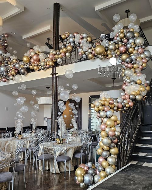 Champagne Balloon Wall