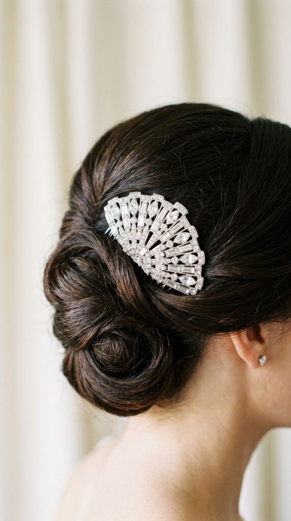 Crystal and Rhinestone Hair Comb