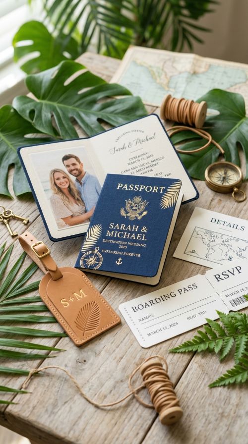 Destination Passport Invitations