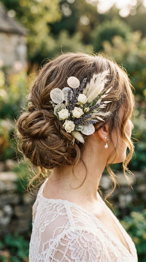 Dried Flower Hair Clip