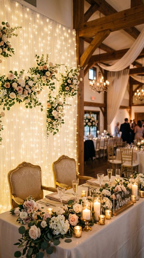 Fairy Light Backdrop Walls