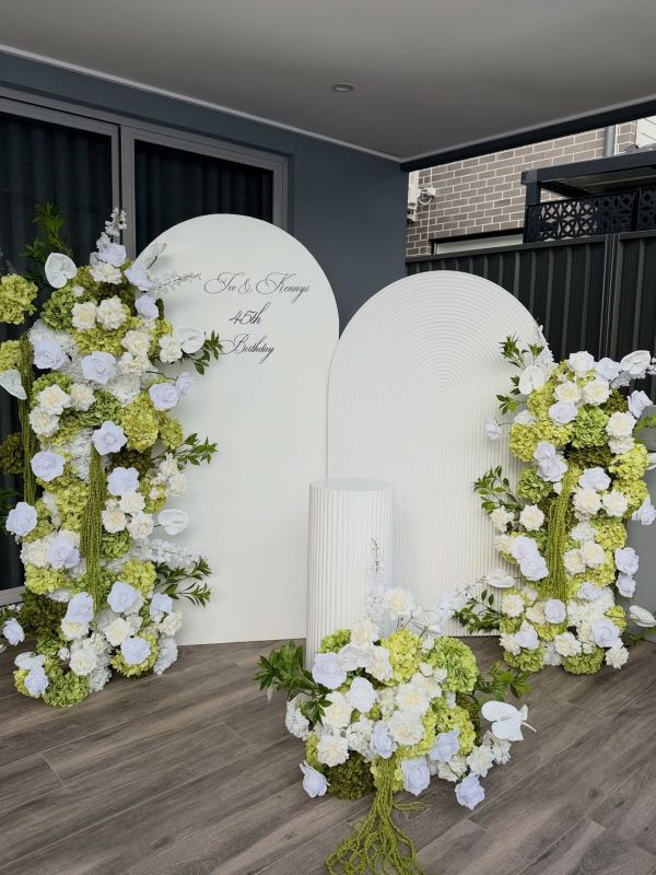 Floral Photo Backdrop Wall