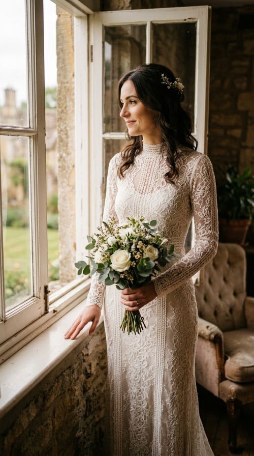 Long Sleeve Lace Dress