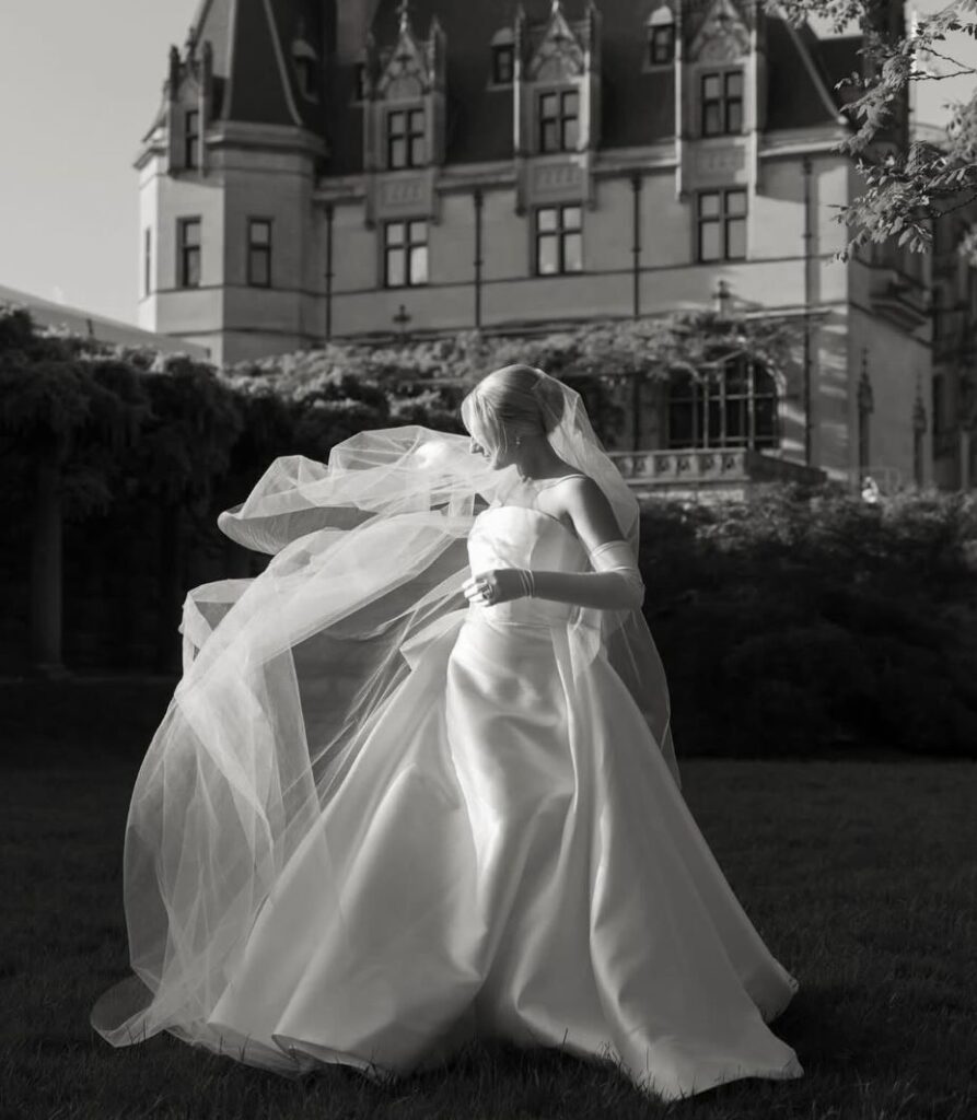 Modern Minimalist Bridal Gloves