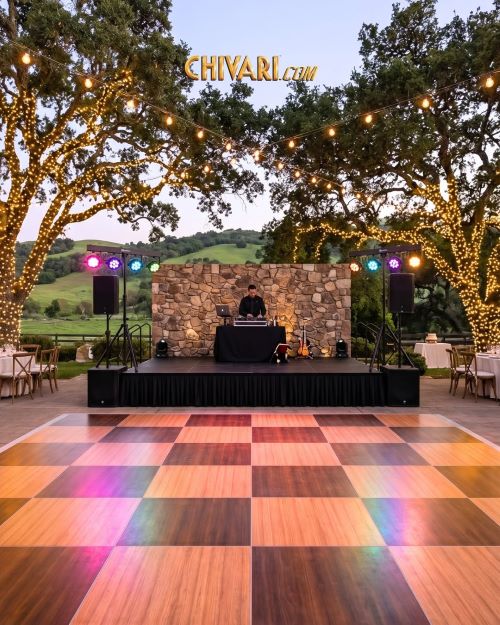 Outdoor Dance Floor Setup