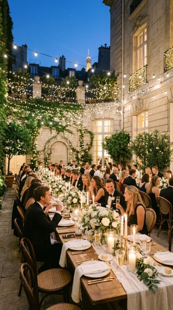 Parisian-Inspired Wedding Supper