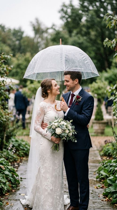 Sharing One Clear Umbrella