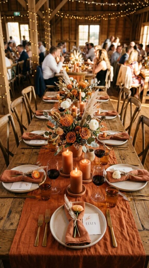 Terracotta, Rust, and Warm White