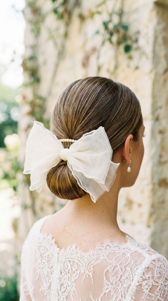 Tulle Bridal Bow