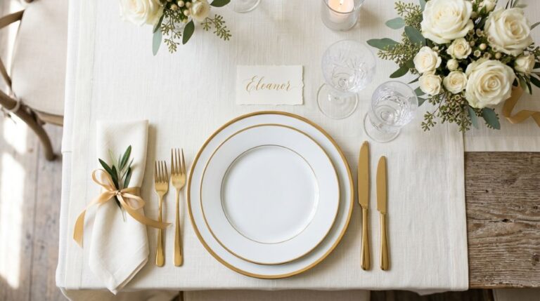 Wedding Place Setting Ideas