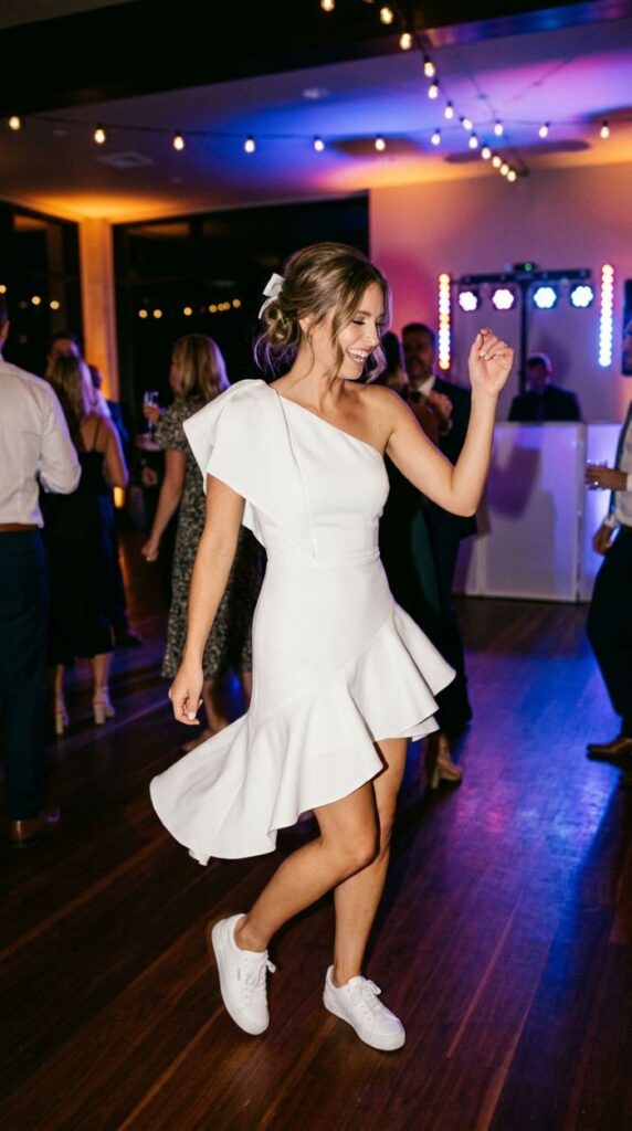 Asymmetrical Mini Dress