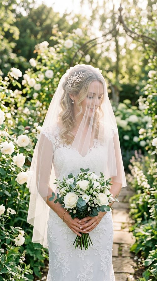 Blusher Veil for Classic Romance