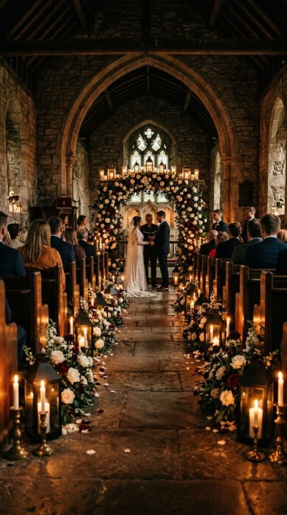 Candlelit Ceremony Aisle