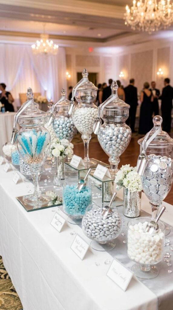 Candy Buffet in Your Wedding Colors