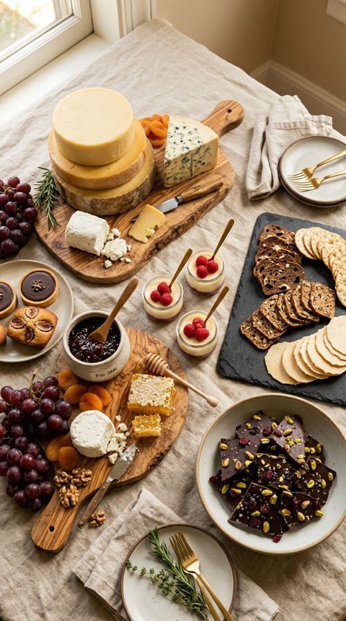 Cheese and Dessert Hybrid Table