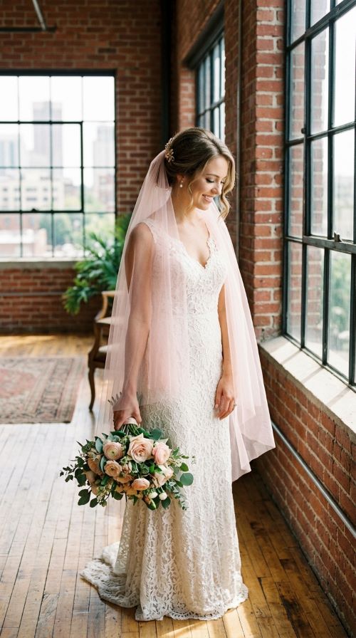 Colored Veil for a Non-Traditional Statement
