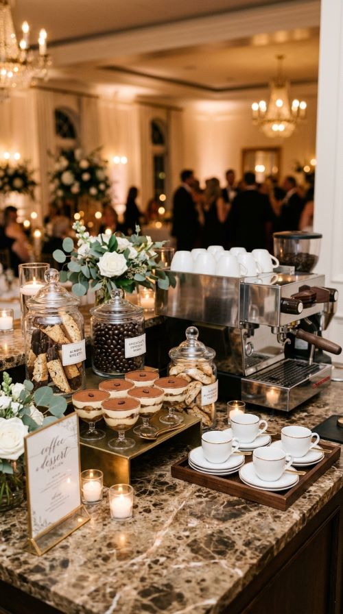 Dessert and Coffee Pairing Bar