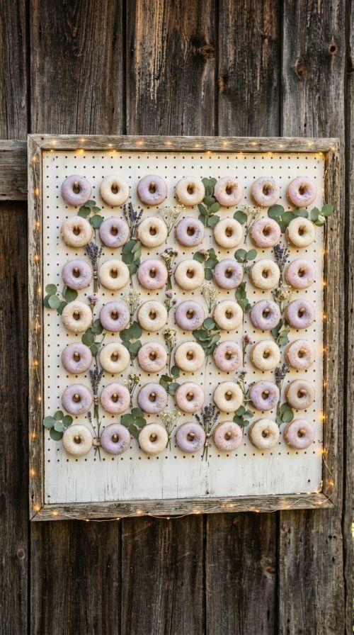 Donut Wall Display