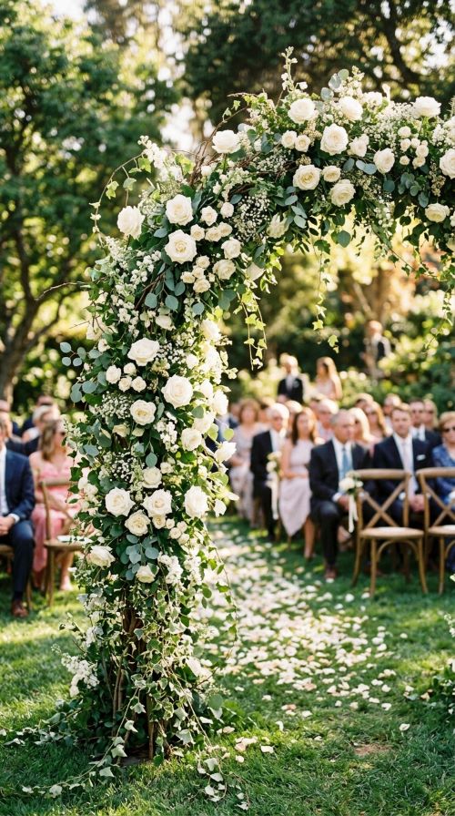 Floral Arch as Your Ceremony Centerpiece