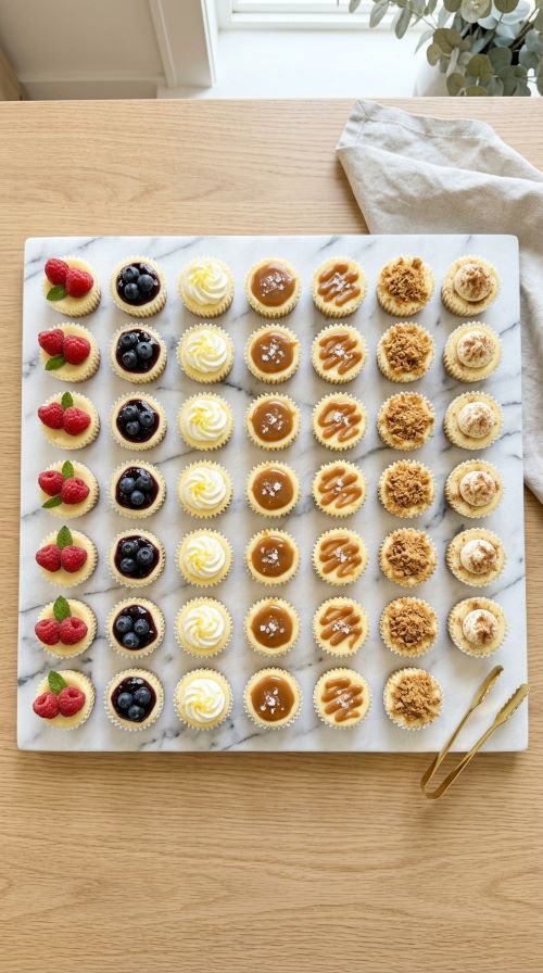 Mini Cheesecake Platter