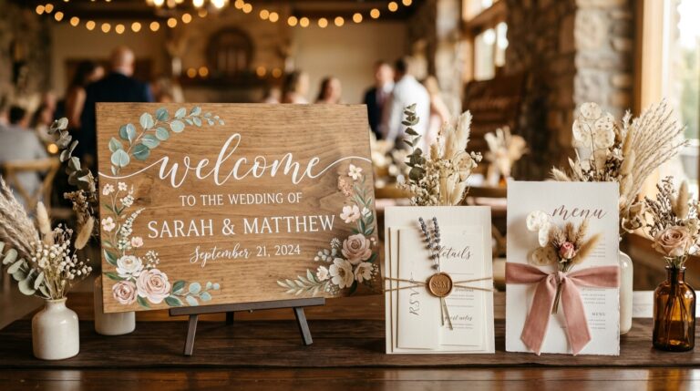 12 Wedding Signs, Stationery & Details Worth Copying for Your Big Day