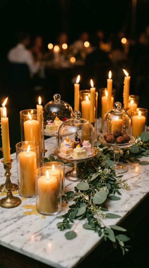 Romantic Candlelight Clusters